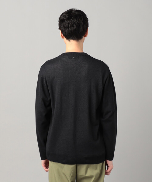 COMME CA MEN（コムサメン）の「ペーパーヤーン透かし編み カーディガン（カーディガン/ボレロ・メンズ・ブラック/チャコールグレー/ホワイト・M/L）」の19枚目の写真