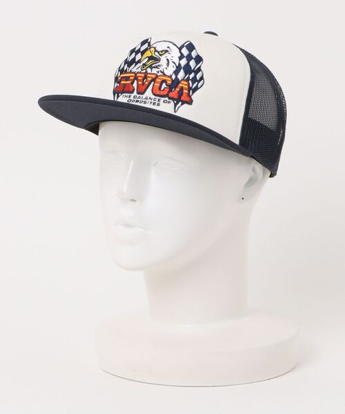 RVCA(ルーカ)の「RVCA/ルーカ キャップ SPEED EAGLE TRUCKER BF041-919(キャップ・メンズ・ネイビー×ホワイト・FREE)」の7枚目の写真