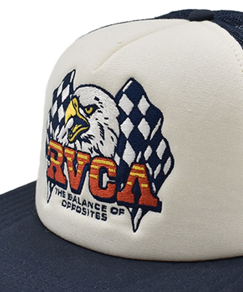RVCA(ルーカ)の「RVCA/ルーカ キャップ SPEED EAGLE TRUCKER BF041-919(キャップ・メンズ・ネイビー×ホワイト・FREE)」の5枚目の写真