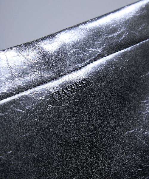 CIASENSE(シアセンス)の「Metal Buckle Shoulder Bag/Tote Bag/メタルバックル合皮ショルダーバッグ/トートバッグ(ショルダーバッグ・メンズ・ブラック/グレー・FREE)」の8枚目の写真