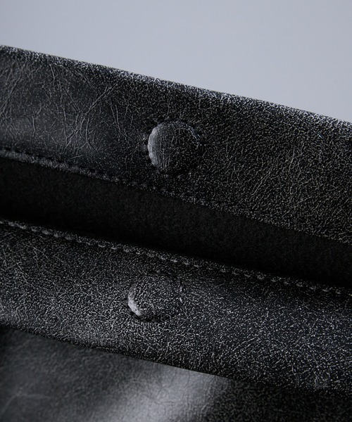 CIASENSE(シアセンス)の「Metal Buckle Shoulder Bag/Tote Bag/メタルバックル合皮ショルダーバッグ/トートバッグ(ショルダーバッグ・メンズ・ブラック/グレー・FREE)」の10枚目の写真