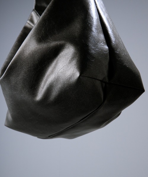 CIASENSE(シアセンス)の「Metal Buckle Shoulder Bag/Tote Bag/メタルバックル合皮ショルダーバッグ/トートバッグ(ショルダーバッグ・メンズ・ブラック/グレー・FREE)」の18枚目の写真