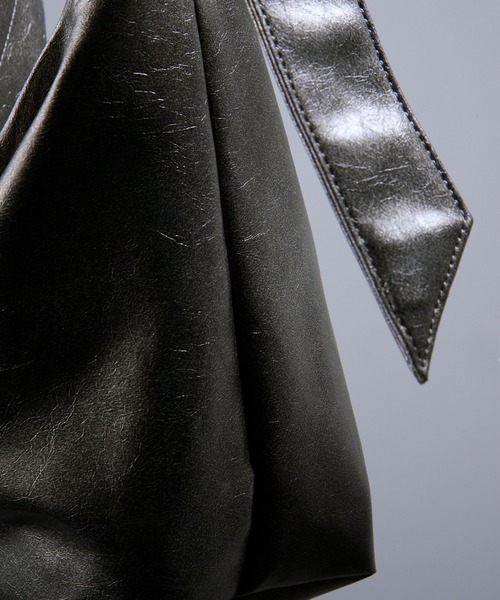 CIASENSE(シアセンス)の「Metal Buckle Shoulder Bag/Tote Bag/メタルバックル合皮ショルダーバッグ/トートバッグ(ショルダーバッグ・メンズ・ブラック/グレー・FREE)」の22枚目の写真