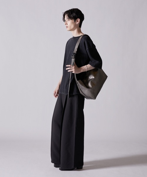 ショルダーバッグ メタルバックル 高級コンパクトデザイン Metal Buckle Shoulder Bag/Tote Bag/メタルバックル合皮