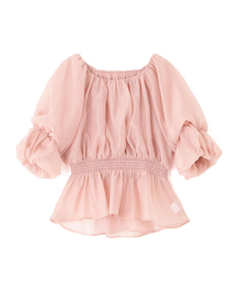 PROPORTION BODY DRESSING（プロポーションボディドレッシング）の「２ＷＡＹオフショルフィッシュテールブラウス / 1215110900（シャツ/ブラウス・レディース・ブルー/ブラック/ベージュ・SMALL/MEDIUM）」の15枚目の写真