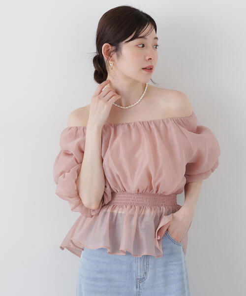 セール】2WAYオフショルフィッシュテールブラウス / 1215110900