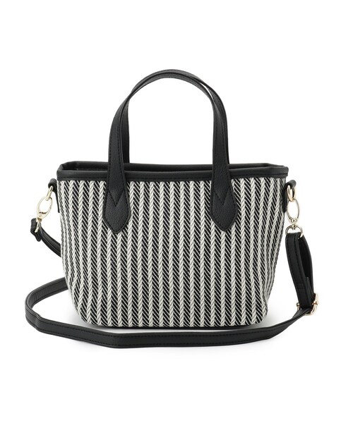 grove(グローブ)の「アソートミニ2WAYトート(トートバッグ・レディース・ブラック系2/ネイビー系1/レッド系3/ブラック/ブラック系7・00)」の15枚目の写真