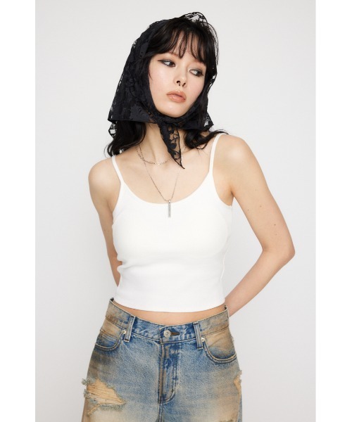 LAGUA GEM（ラグアジェム）の「INNER カップキャミソール（キャミソール・レディース・ホワイト/ブラック/杢グレー・FREE）」の10枚目の写真