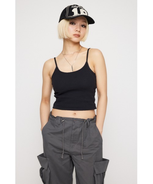 LAGUA GEM（ラグアジェム）の「INNER カップキャミソール（キャミソール・レディース・ホワイト/ブラック/杢グレー・FREE）」の6枚目の写真