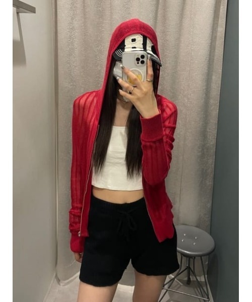 LAGUA GEM（ラグアジェム）の「INNER カップキャミソール（キャミソール・レディース・ホワイト/ブラック/杢グレー・FREE）」の22枚目の写真