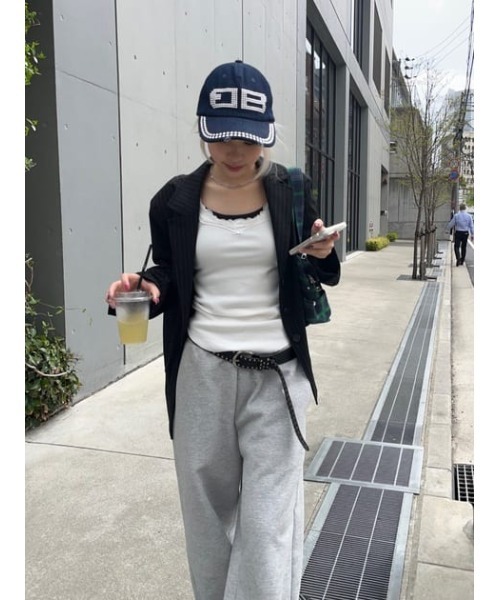 LAGUA GEM（ラグアジェム）の「INNER カップキャミソール（キャミソール・レディース・ホワイト/ブラック/杢グレー・FREE）」の15枚目の写真