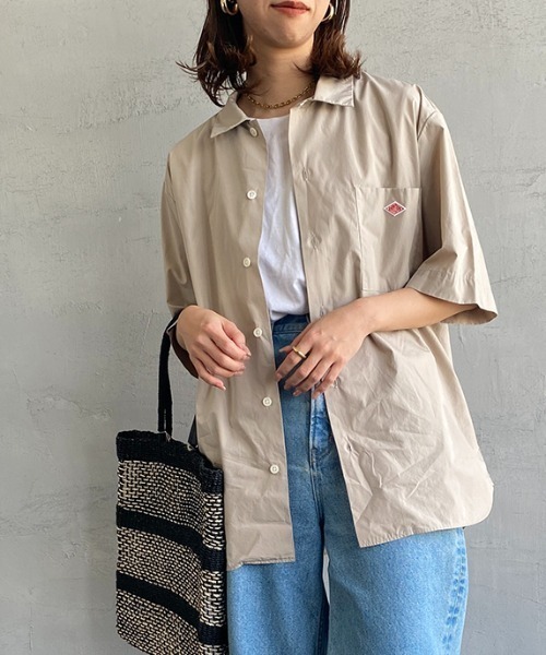 15日まで限定価格 DANTON ダントン☆ショートワークシャツ 15日まで限定価格 DANTON ダントン☆ショートワークシャツ