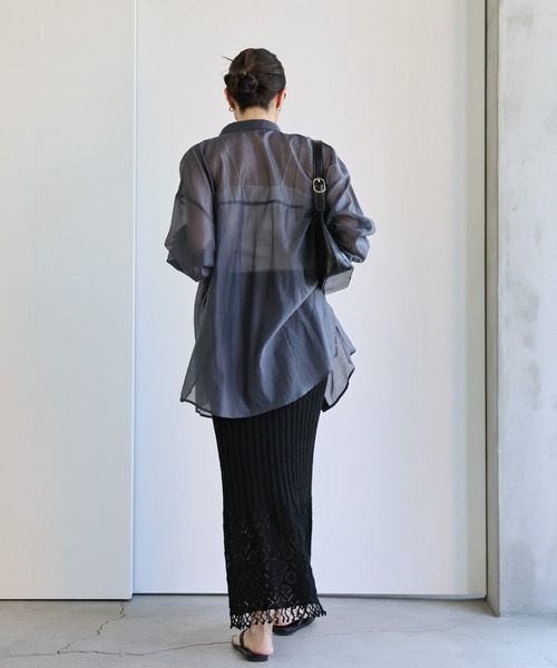 セール】クロシェ編みフリンジタイトスカート（スカート）｜select