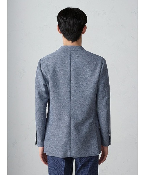 Perfect Suit FActory（パーフェクトスーツファクトリー）の「TRANS CONTINENTS　ライトビズ・レノクロスジャケット（テーラードジャケット・メンズ・ブルー/サックスブルー/ベージュ・M/L/SS/S/LL/AB（M）/AB（L）/XL-AB）」の8枚目の写真