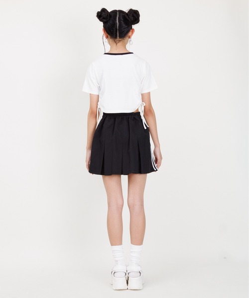 PINKHUNT（ピンクハント）の「PINKHUNT ピンクハント サイドシャーリング Tシャツ 0597K（Tシャツ/カットソー・キッズ・ネイビー/ホワイト・140cm/150cm/160cm/130cm/120cm）」の5枚目の写真