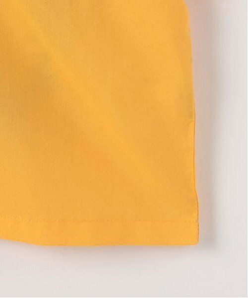 kladskap（クレードスコープ）の「恐竜×乗り物刺しゅう半袖シャツ（シャツ/ブラウス・キッズ・マスタード/エメラルド・110cm/120cm/90cm/100cm/130cm）」の8枚目の写真