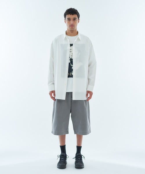 ESTNATION(エストネーション)の「ESTNATION / ピグメントダイ ワイドショートパンツ(その他パンツ・メンズ・ブラック・SMALL/MEDIUM/LARGE)」の10枚目の写真