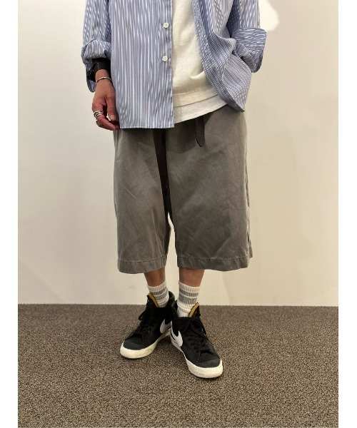 ESTNATION(エストネーション)の「ESTNATION / ピグメントダイ ワイドショートパンツ(その他パンツ・メンズ・ブラック・SMALL/MEDIUM/LARGE)」の14枚目の写真