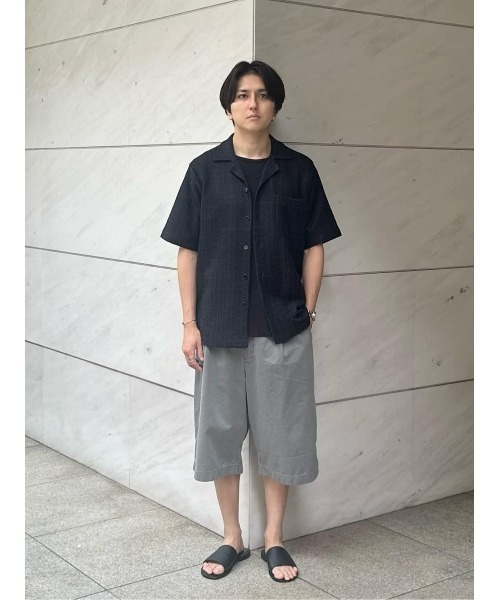 ESTNATION(エストネーション)の「ESTNATION / ピグメントダイ ワイドショートパンツ(その他パンツ・メンズ・ブラック・SMALL/MEDIUM/LARGE)」の16枚目の写真