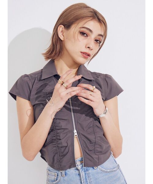 EVRIS（エヴリス）の「DEFORMATION2SETバングル（ブレスレット・レディース・シルバー/ゴールド・FREE）」の14枚目の写真