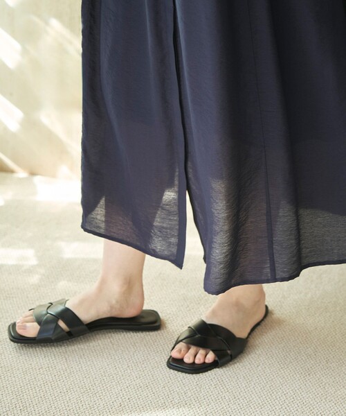 最終お値下げ❣️UNFILO【極美品】ヴィンテージシアギャザーワンピース 今季M cf020-47885-02b.jpg