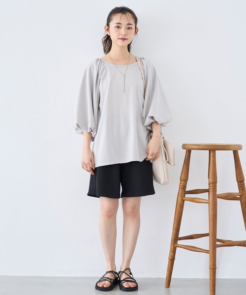 mil(ミル)の「【ラッシュガード】カット楊柳 ハーフパンツ ショートパンツ(その他パンツ・レディース・ブラウン/ブラック/オリーブ・XS/S)」の13枚目の写真
