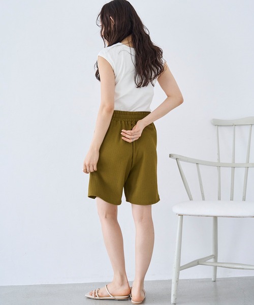 mil(ミル)の「【ラッシュガード】カット楊柳 ハーフパンツ ショートパンツ(その他パンツ・レディース・ブラウン/ブラック/オリーブ・XS/S)」の20枚目の写真