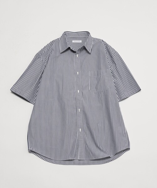 FREAK'S STORE(フリークスストア)の「タイプライター レギュラーカラー ショートスリーブ ストライプシャツ/リラックスフィット(シャツ/ブラウス・メンズ・ホワイト/ブルー/ネイビー・MEDIUM/SMALL/LARGE)」の15枚目の写真