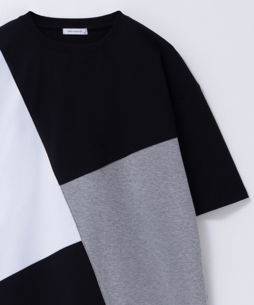 URBAN COLLECTION（アーバンコレクション）の「URBANCOLLECTION AIR Smoosy 切り替えＴシャツ（Tシャツ/カットソー・メンズ・ホワイト系1/ブラック/ホワイト系2/ベージュ/グリーン/チャコールグレー・M/S/XL/L）」の17枚目の写真