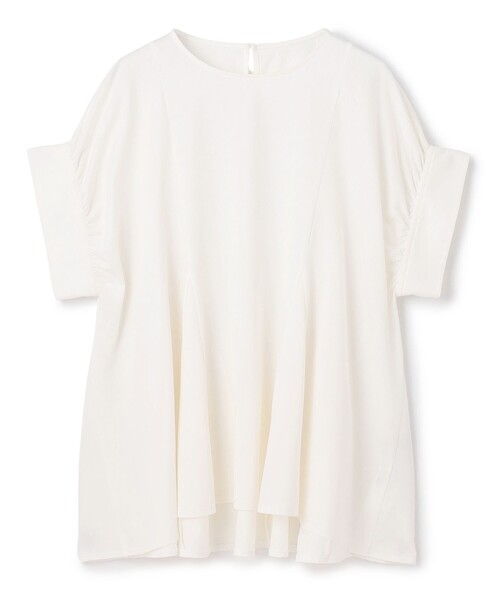UNFILO(アンフィーロ)の「ヒートシールドジャージー ボリュームフレアT(Tシャツ/カットソー・レディース・ホワイト系/ブラック系/スカイブルー系/ダークブラウン系・X-LARGE)」の8枚目の写真