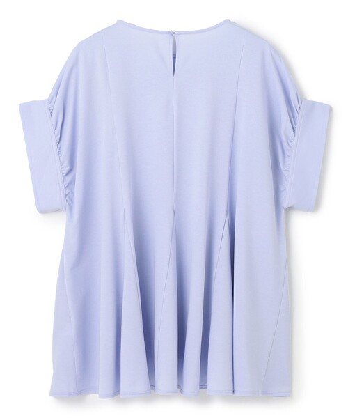 UNFILO(アンフィーロ)の「ヒートシールドジャージー ボリュームフレアT(Tシャツ/カットソー・レディース・ホワイト系/ブラック系/スカイブルー系/ダークブラウン系・X-LARGE)」の6枚目の写真