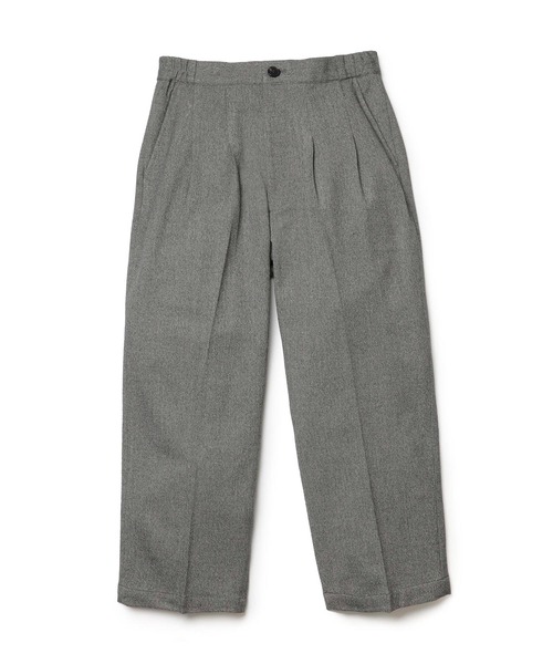 MR.OLIVE(ミスターオリーブ)の「PEACHSKIN STRETCH GABARDINE / 2TACK WIDE EASY PANTS(スラックス・メンズ・グレー/ネイビー・SMALL/MEDIUM/LARGE)」の8枚目の写真