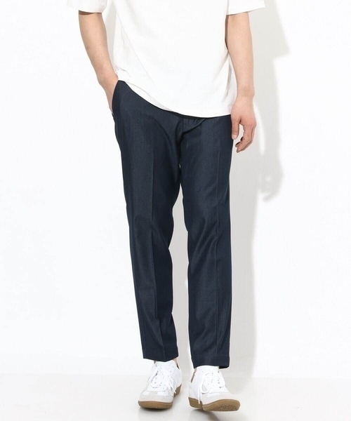 a.v.v（アーヴェヴェ）の「【接触冷感】スマートシャンブレースラックス アンクル丈（その他パンツ・メンズ・チャコールグレー/ネイビー/ブラック・44/48/46/50）」の7枚目の写真