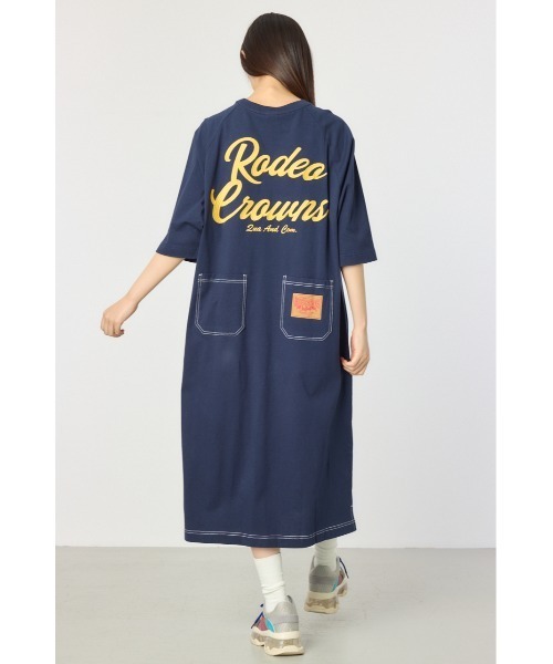 ラグランカラーステッチワンピース（ワンピース）｜RODEO CROWNS
