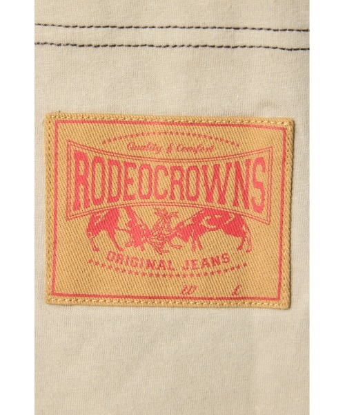 RODEO CROWNS WIDE BOWL(ロデオクラウンズワイドボウル)の「ラグランカラーステッチワンピース(ワンピース・レディース・ブラック/ネイビー/オフホワイト/マルチ・FREE)」の22枚目の写真