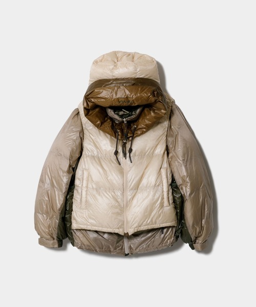 NANGA multilayering down vest blouson（ダウンジャケット/コート