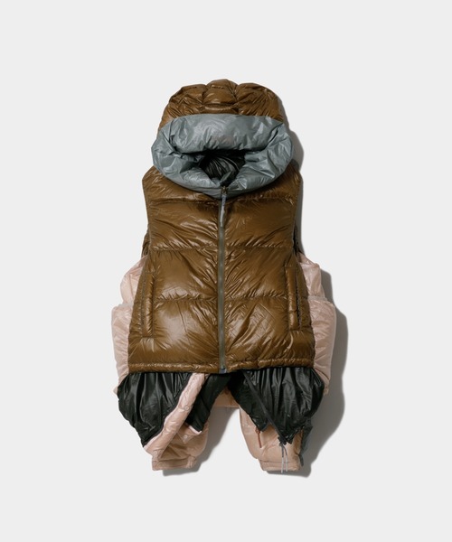 NANGA multilayering down vest blouson（ダウンジャケット/コート