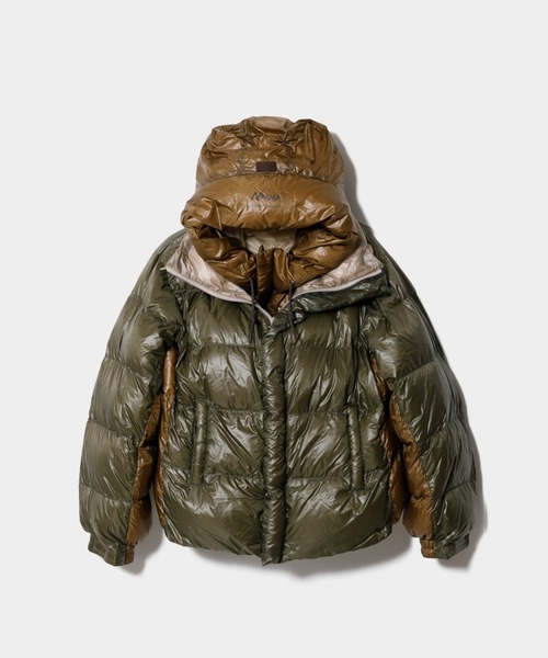 beautiful people（ビューティフルピープル）の「NANGA multilayering  down vest blouson（ダウンジャケット/コート・レディース・チャコール/ベージュ・36/40/38）」の21枚目の写真