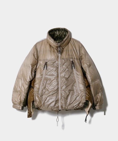 beautiful people（ビューティフルピープル）の「NANGA multilayering  down vest blouson（ダウンジャケット/コート・レディース・チャコール/ベージュ・36/40/38）」の22枚目の写真