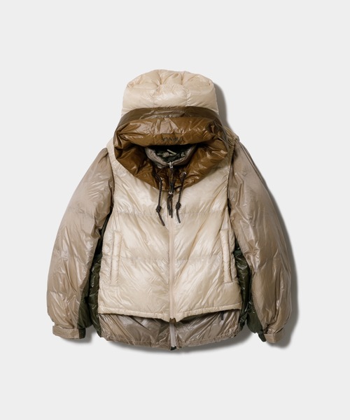 NANGA multilayering down vest blouson（ダウンジャケット/コート