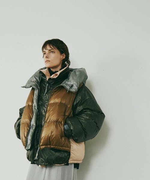NANGA multilayering down vest blouson（ダウンジャケット/コート