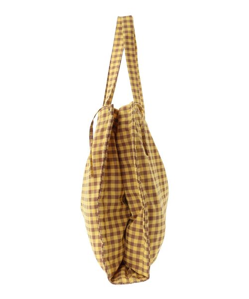 Green　Parks（グリーンパークス）の「・QUON ギンガムリボントート（トートバッグ・レディース・ピンク/イエロー/グリーン・FREE）」の9枚目の写真