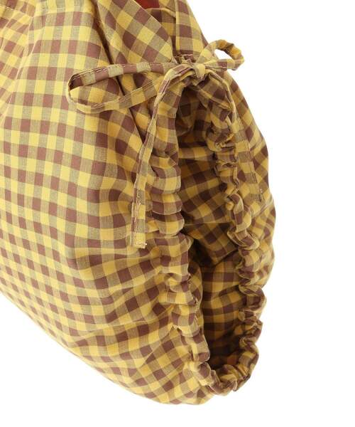 Green　Parks（グリーンパークス）の「・QUON ギンガムリボントート（トートバッグ・レディース・ピンク/イエロー/グリーン・FREE）」の13枚目の写真