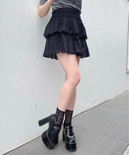 【関税込み】KNWLS グレー Veil ミニスカート KNWLS: Gray Veil Miniskirt | SSENSE