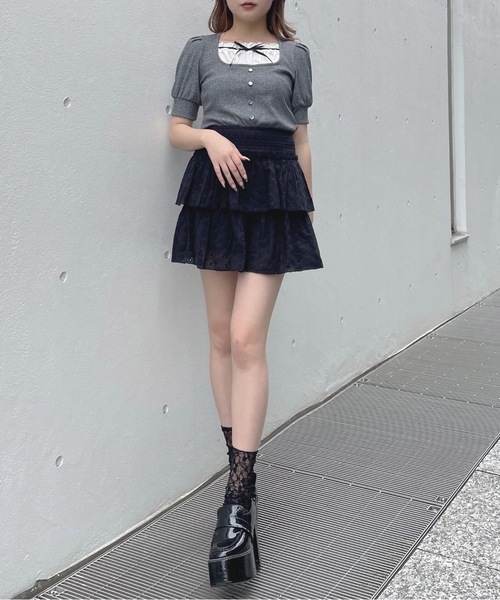 【関税込み】WARDROBE.NYC ブラック コットン ミニスカート ミニスカート .-- TONINI （ブラック） -MANGO - マンゴ公式
