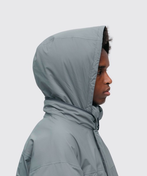 WILD THINGS（ワイルドシングス）の「ハイグレード モンスターパーカー│HIGH GRADE MONSTER PARKA（ダウンジャケット/コート・メンズ・ライトグレー/ブラック・M/L）」の11枚目の写真