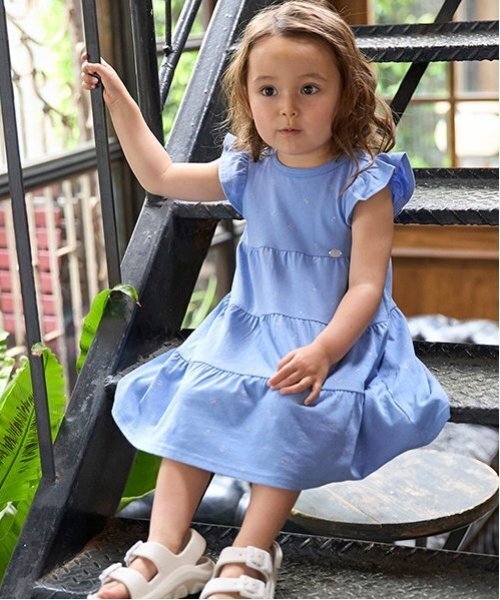 petit main(プティマイン)の「【GOODPRICE冷感】カットワンピ(ワンピース・キッズ・レッド/ピンク/ブルー/カラフル・110cm/120cm/80cm/130cm/90cm/100cm)」の7枚目の写真