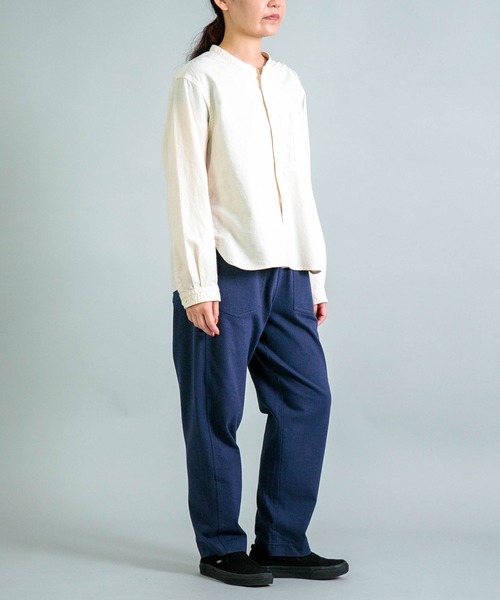 OMNIGOD（オムニゴッド）の「[OMNIGOD womens / オムニゴッド] マックスウエイトジャージー PWイージーパンツ（スウェットパンツ・レディース・ネイビー/ブラック/オリーブ・0/1）」の6枚目の写真