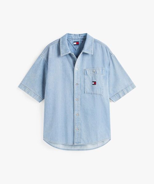 tommy jeans(トミー ジーンズ)の「デニムスケーターショートスリーブシャツ(シャツ/ブラウス・メンズ・インディゴブルー・LARGE/MEDIUM/SMALL/X-LARGE)」の5枚目の写真