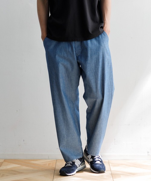 Lee(リー)の「【MEN , WOMEN】Lee Fleeasy LM5806 清涼素材(その他パンツ・メンズ・ブルー/キナリ・FREE)」の2枚目の写真